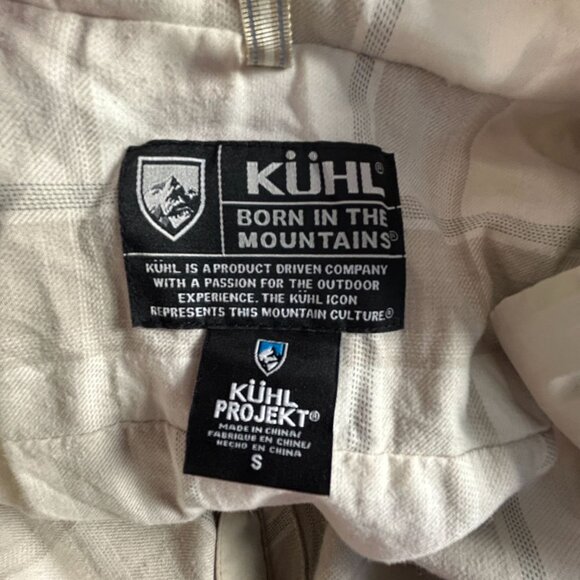Kühl ProJekt Women’s Quilted Outdoor Jacket Small Beige Lightweight Full-Zip - Picture 3 of 11